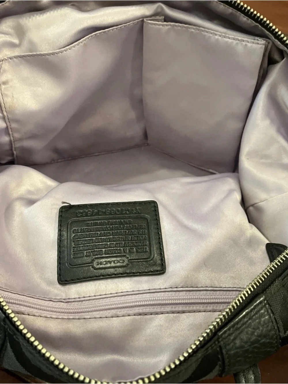 Coach black shoulder